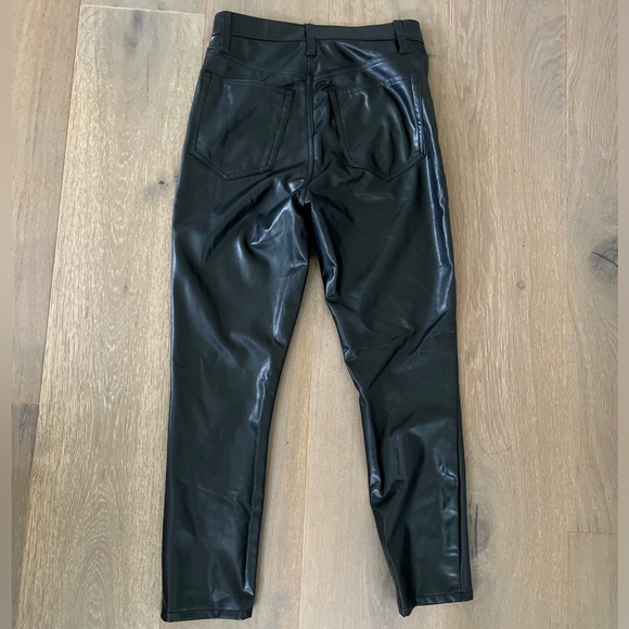 Abercrombie Vegan Leather Skinny Pant - Black (26 Short) - Picture 7 of 11